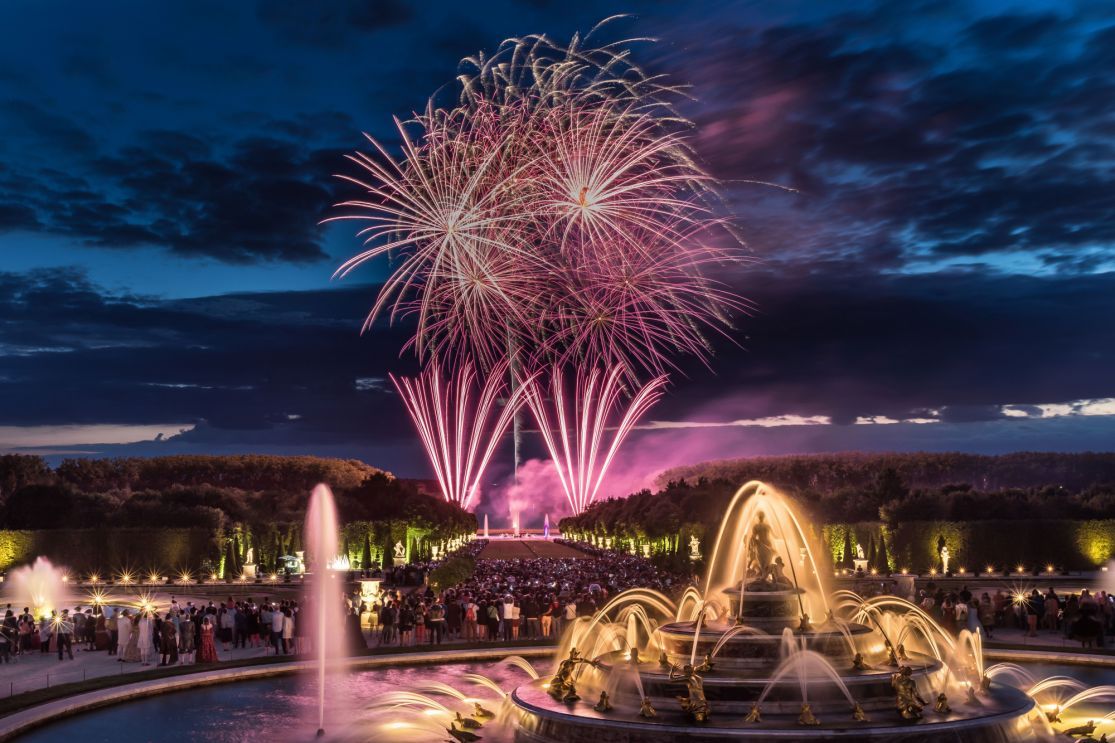 Les grandes eaux électro du château de Versailles